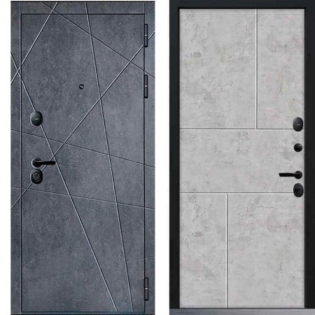 Входная дверь Command Doors Geometria 38 Бетон молочный
